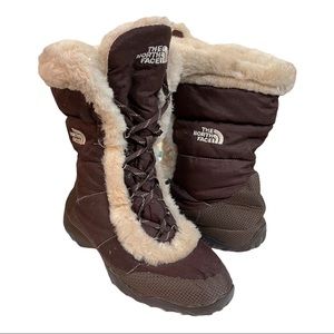 The North Face Shoes | The North Face Ladies Nuptse Fur II Goose Down Insulated Puffer Boots 9 | Color: Brown/Tan | Size: 9 | Coolhipfunkystf's Closet